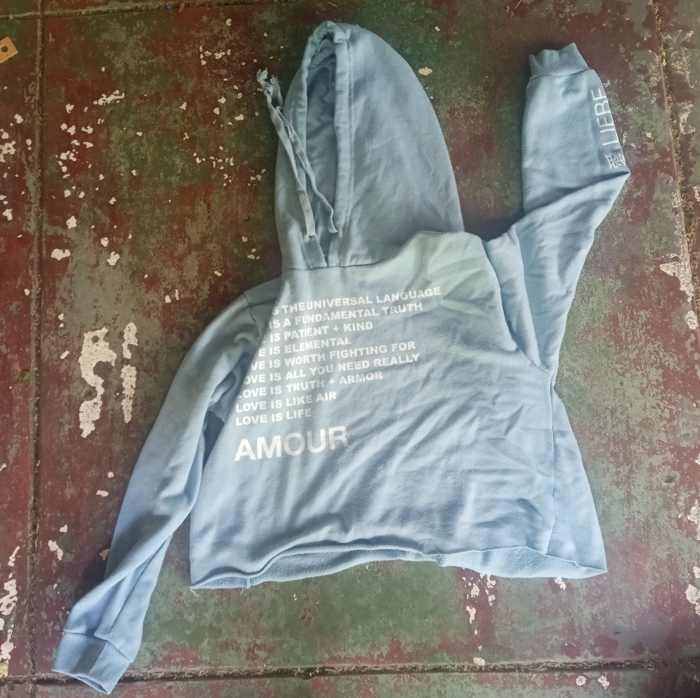 ❤  Love Crop Hoodie ❤